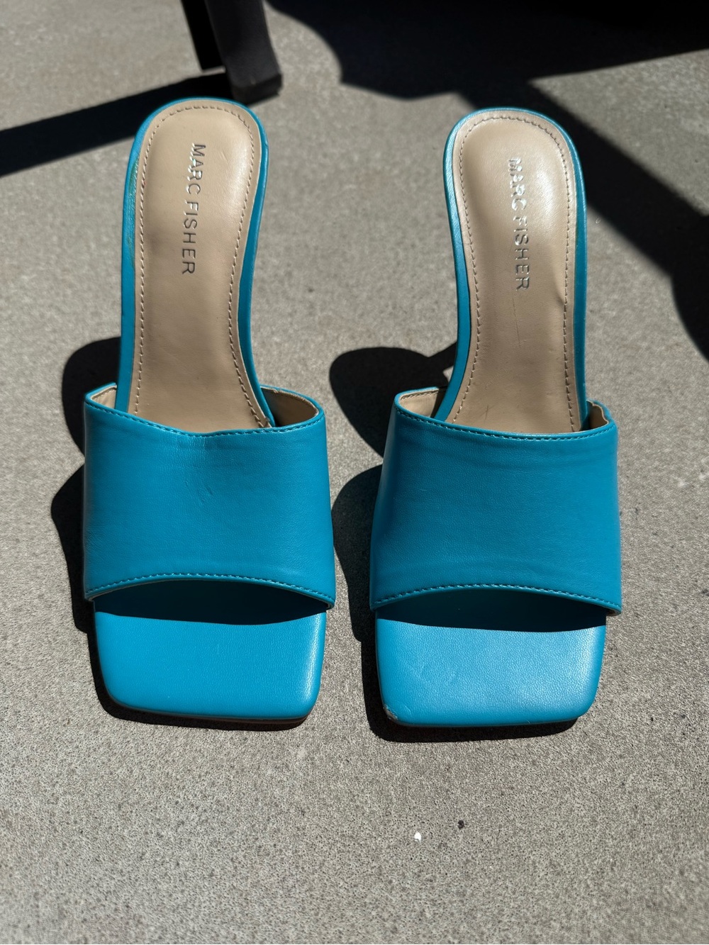 Blue Kitten Heels